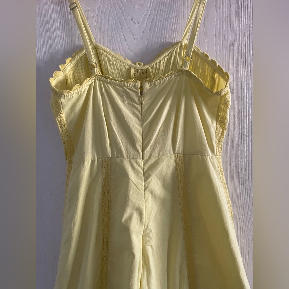 Urban Outfitters Yellow Romper 100% Cotton Size XS - Picture 5 of 10